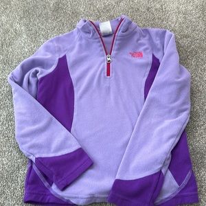 Girls size 10/12 The North Face fleece jacket